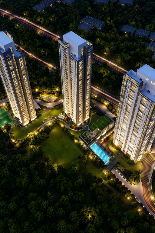 Amaris towers at golden hour by Emaar